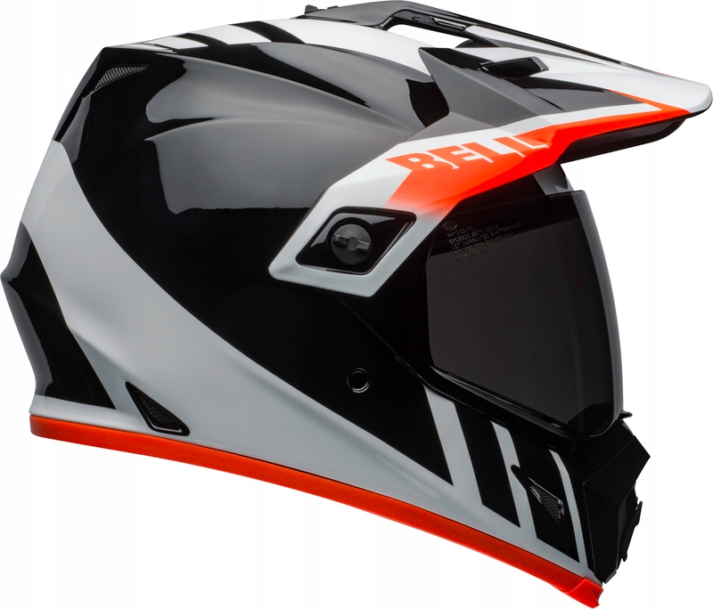 PRILBA BELL MX-9 ADVENTURE MIP DASH ČIERNA / BIELA / RUDA