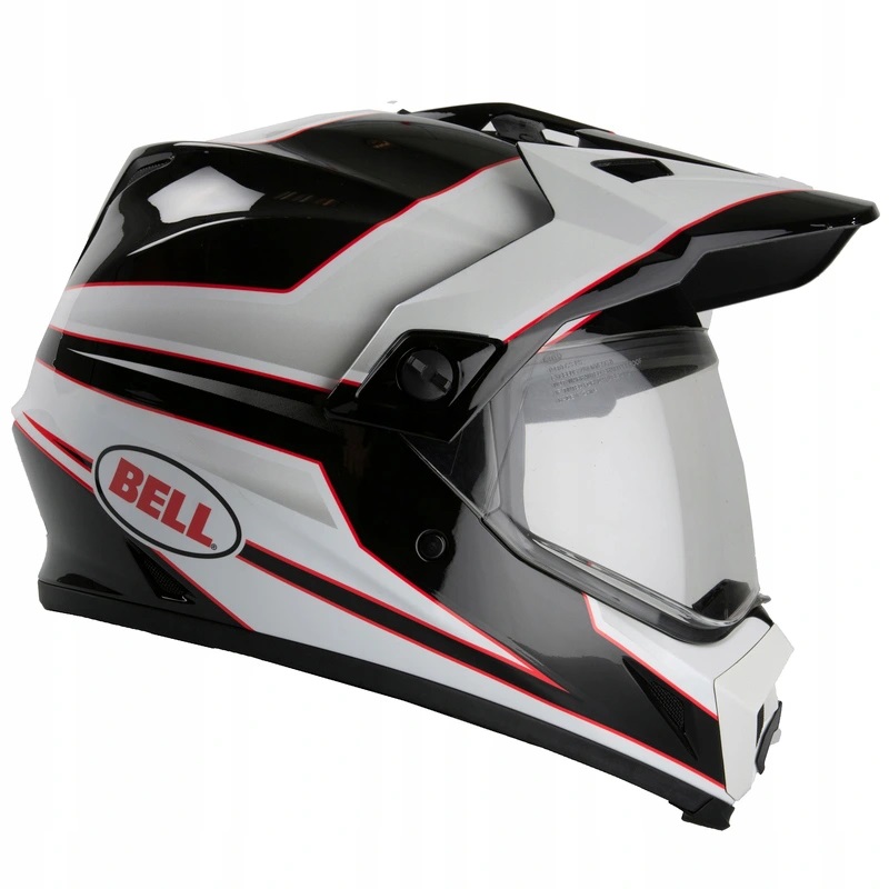 PRILBA BELL MX-9 ADVENTURE MIP SOLID RED BLACK R.S