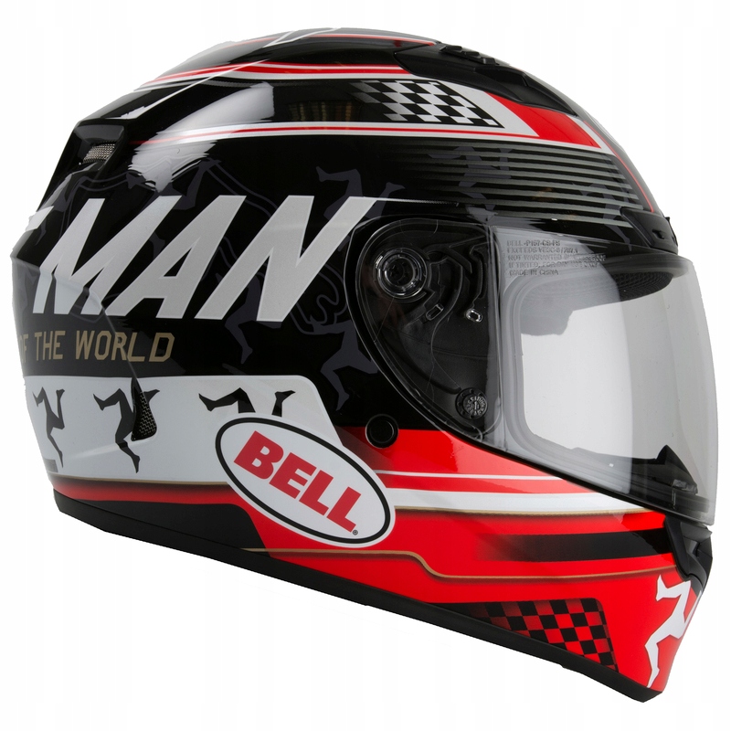 PRILBA BELL QUALIFIER DLX ISLE OF MAN BLACK / RED .XL