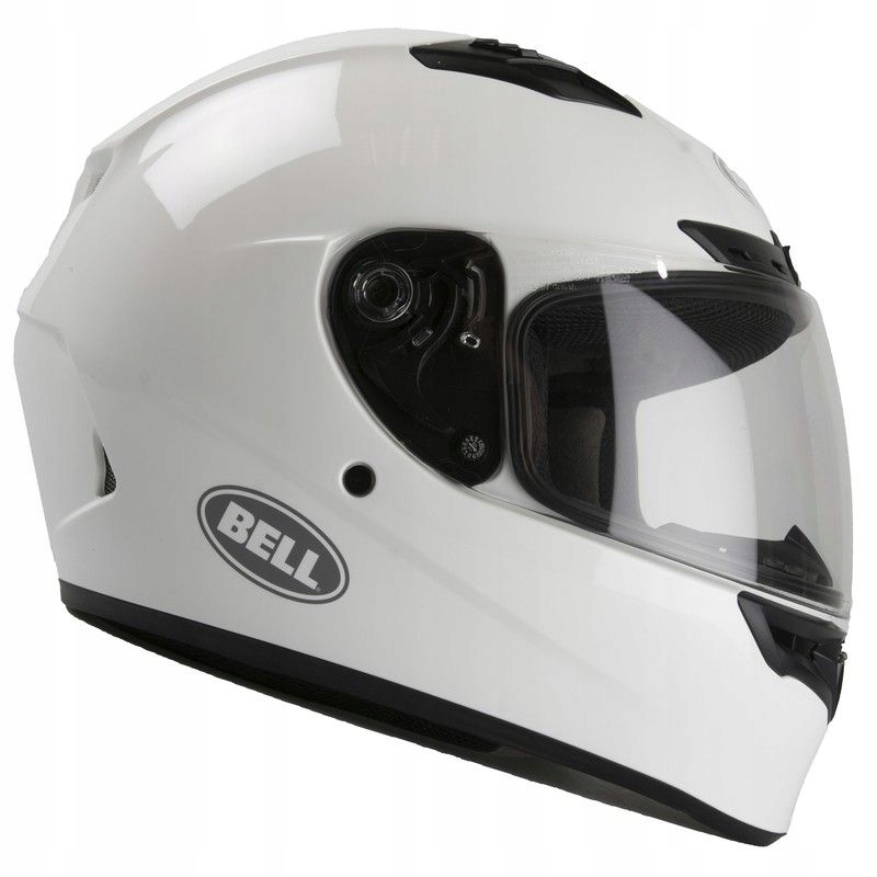 PRILBA BELL QUALIFIER DLX SOLID GLOSS WHITE L