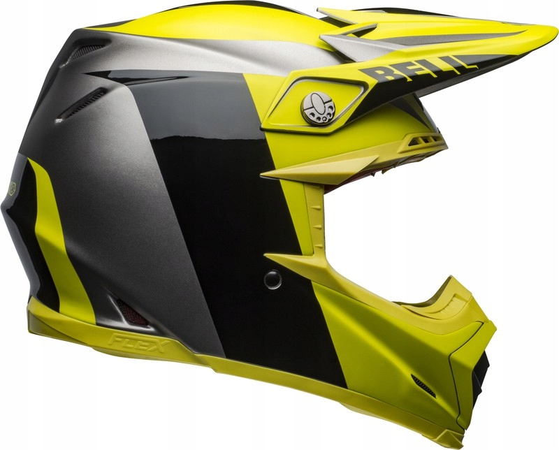PRILBA CROSS BELL MOTO 9 FLEX DIVISION HI VIZ