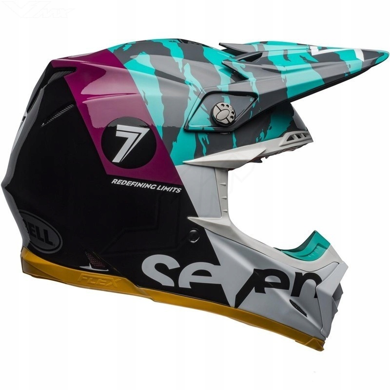 PRILBA CROSS BELL MOTO 9 FLEX SEDEM ZÓN