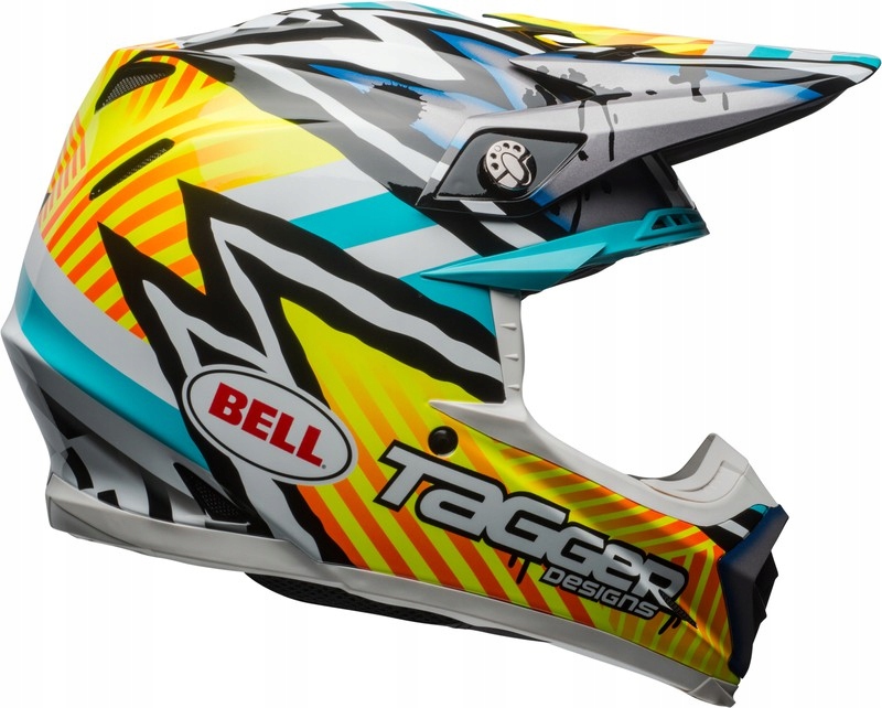 PRILBA CROSS BELL MOTO 9 MIPS TAGGER VEĽKOSŤ XL
