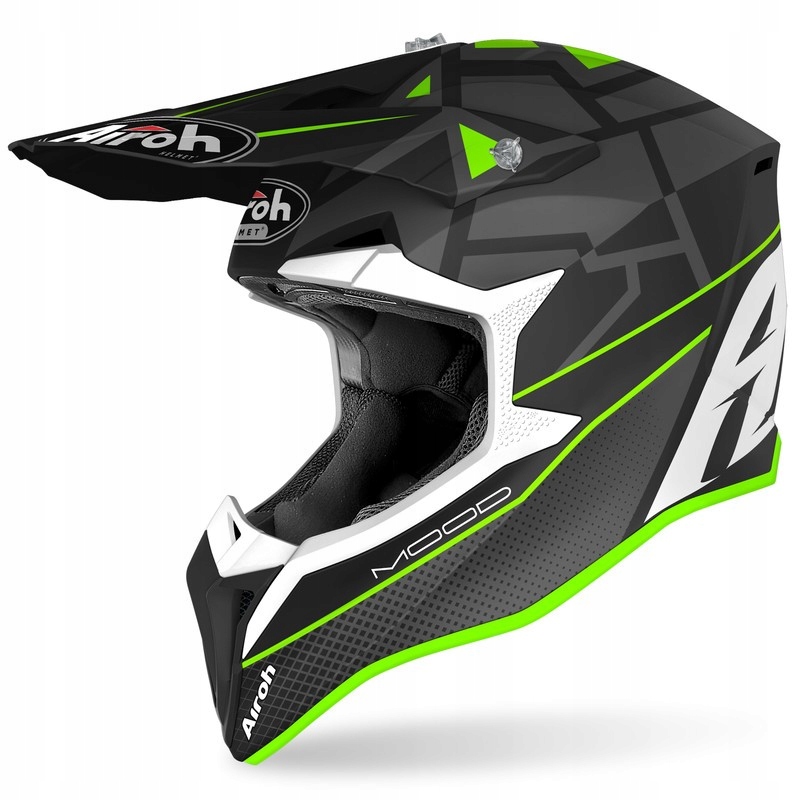 PRILBA CROSS ENDURO AIROH WRAAP MOOD GREEN MATT XL