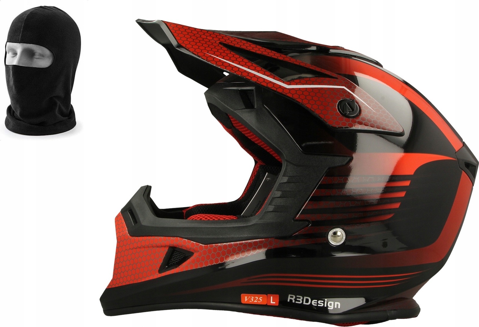 PRILBA CROSS VCAN V325 + BALACLAVA Veľkosť: XL