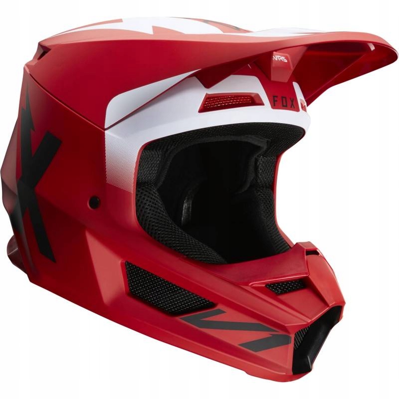 VEĽKOSŤ PRILBY FOX V-1 WERD FLAME RED CROSS M.