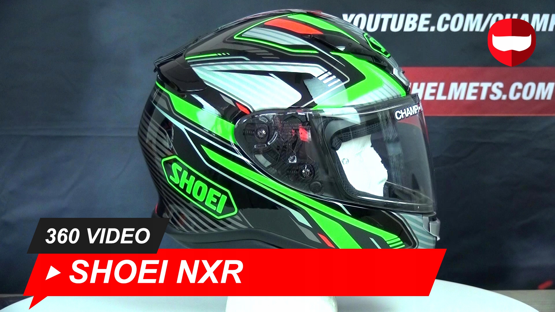 ŠPORTOVÁ PRILBA CWR1 SHOEI NXR STAB TC-4 zelená L