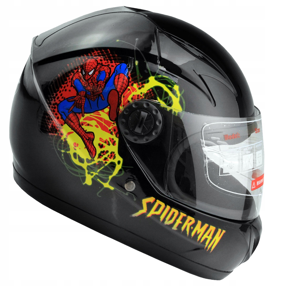 DETSKÁ INTEGRÁLNA PRILBA JUNIOR SPIDERMAN CE