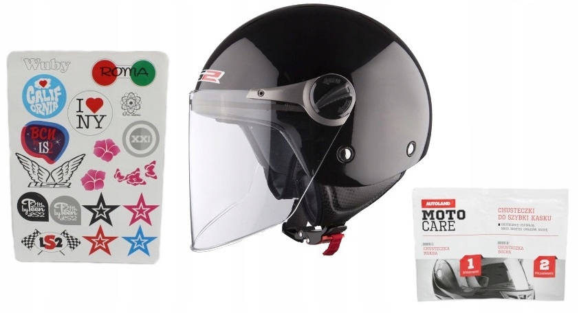 DETSKÁ PRILBA LS2 WUBY OF575J NA MOTO ČIERNE M