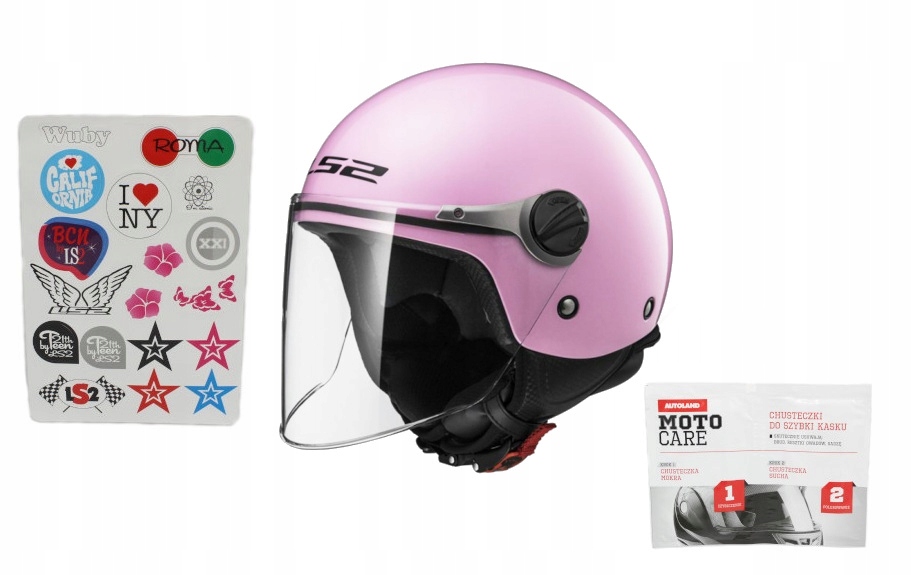 DETSKÁ PRILBA LS2 WUBY OF575J NA MOTO PINK