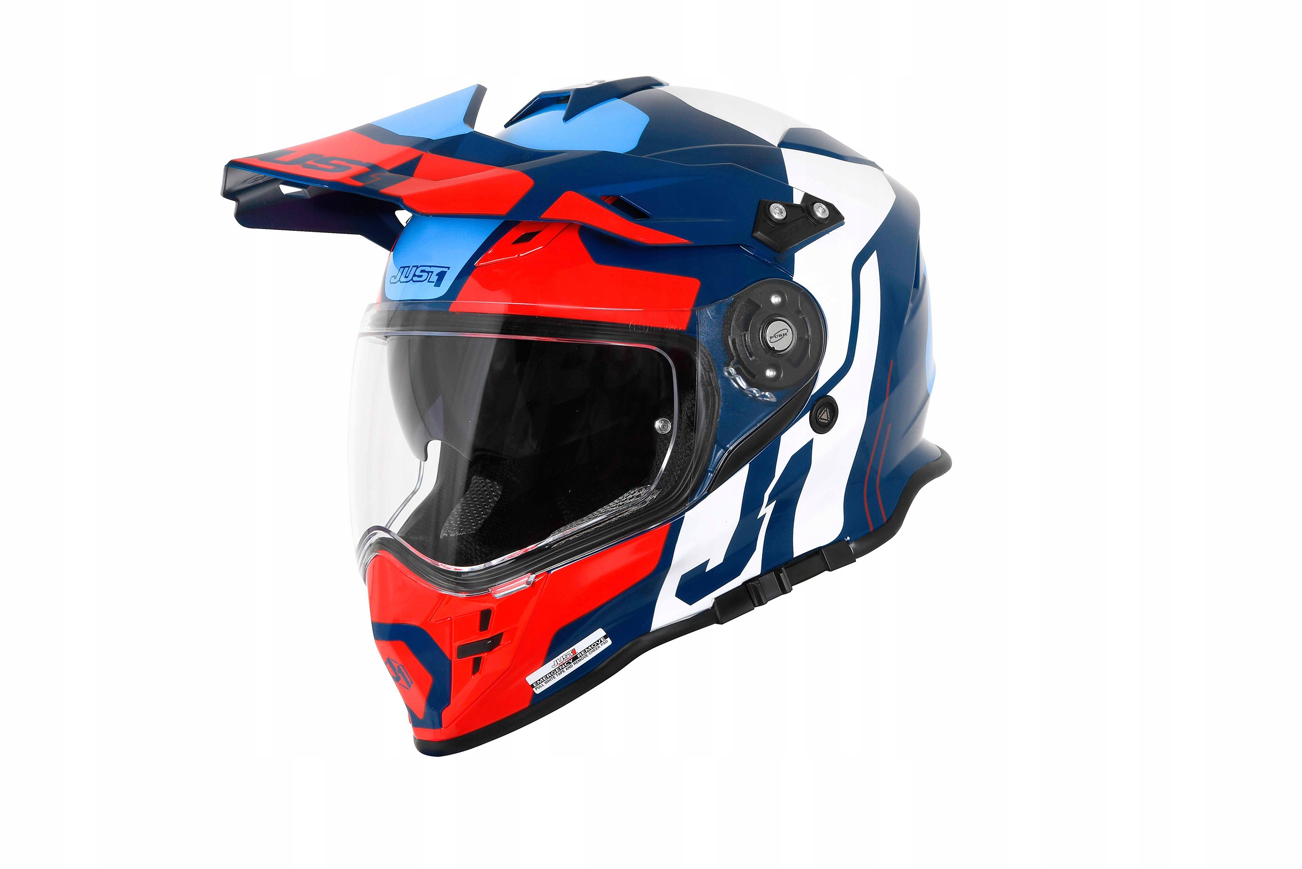 PRILBA ENDURO ADVENTURE JUST1 J34 TOUR BLUE RED L