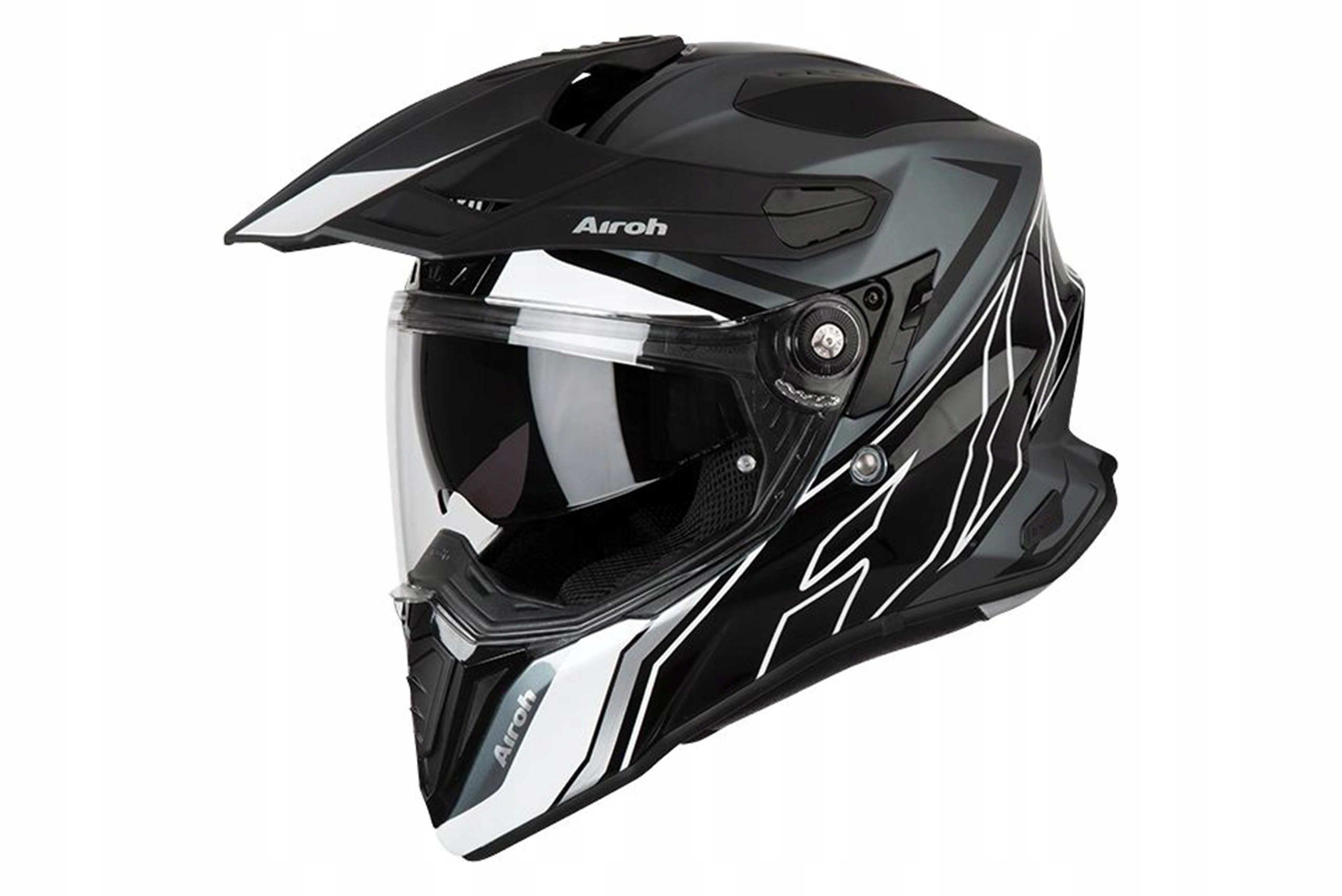 PRILBA ENDURO AIROH COMMANDER PINLOCK GLOSS MATNÁ S