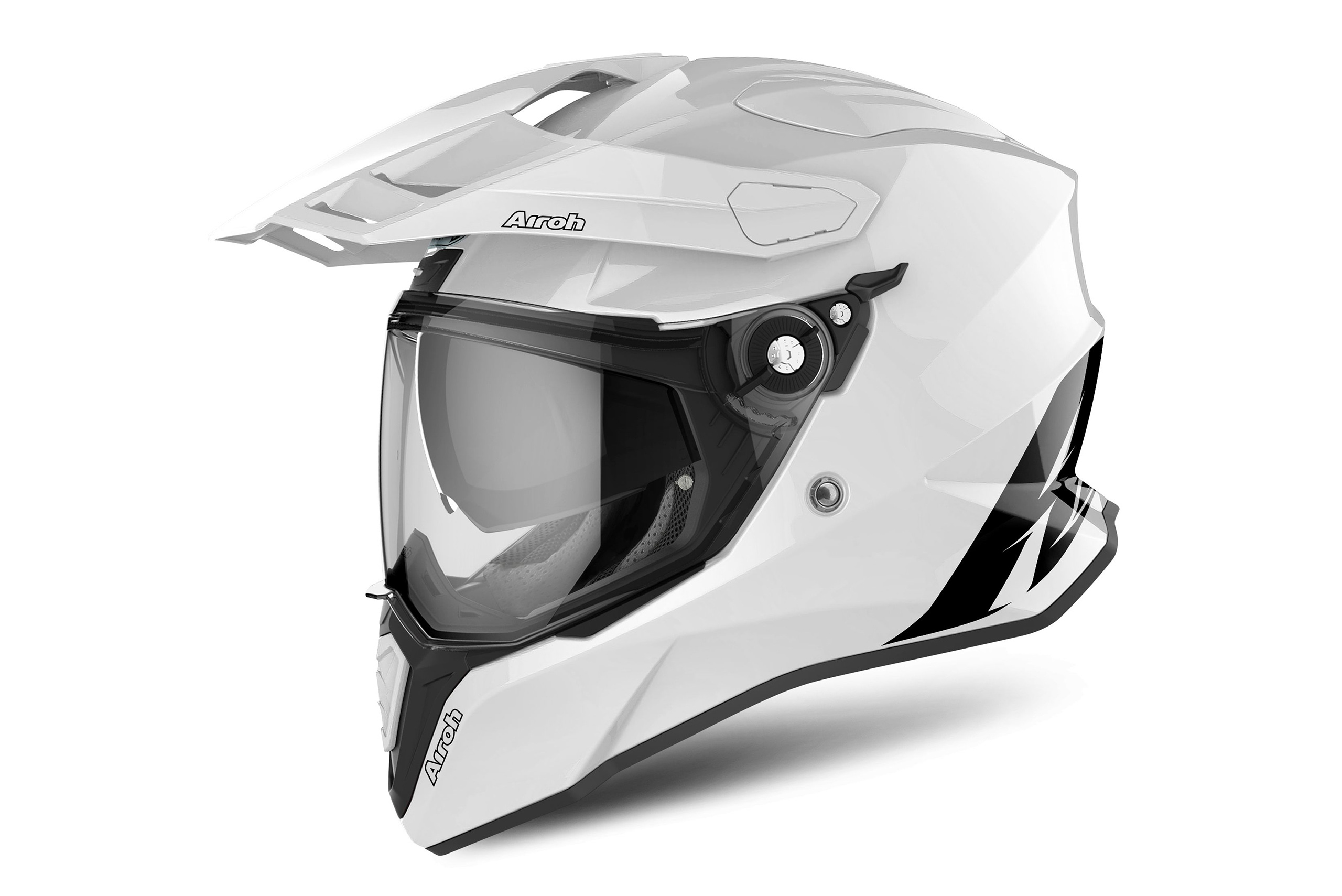 ENDURO AIROH COMMANDER + PINLOCK BIELA XL PRILBA