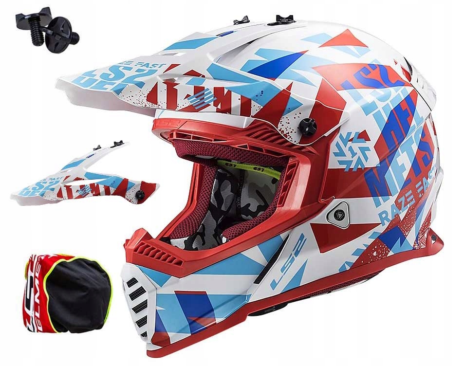 PRILBA ENDURO CROSS ATV LS2 MX437 FAST EVO FUNKY XL