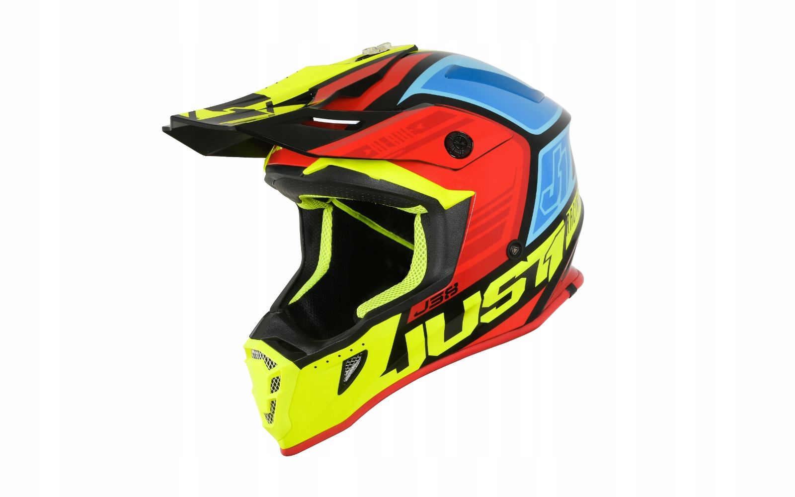 PRILBA ENDURO CROSS JUST1 J38 BLADE YELLOW RED XL