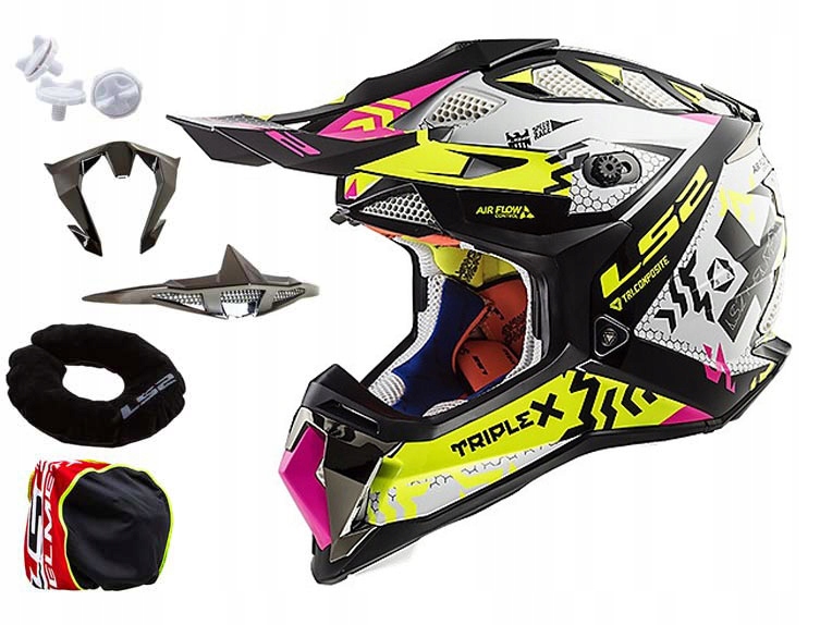 PRILBA ENDURO CROSS LS2 MX470 SUBVERTER TRIPLEX r S