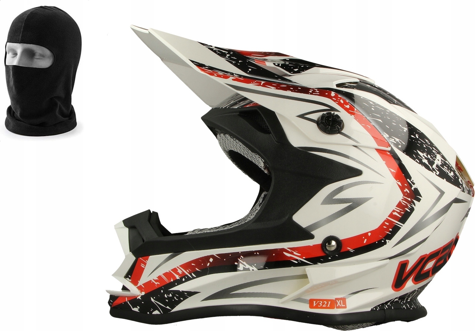 PRILBA ENDURO VCAN V321 + BALACLAVA Veľkosť: XL