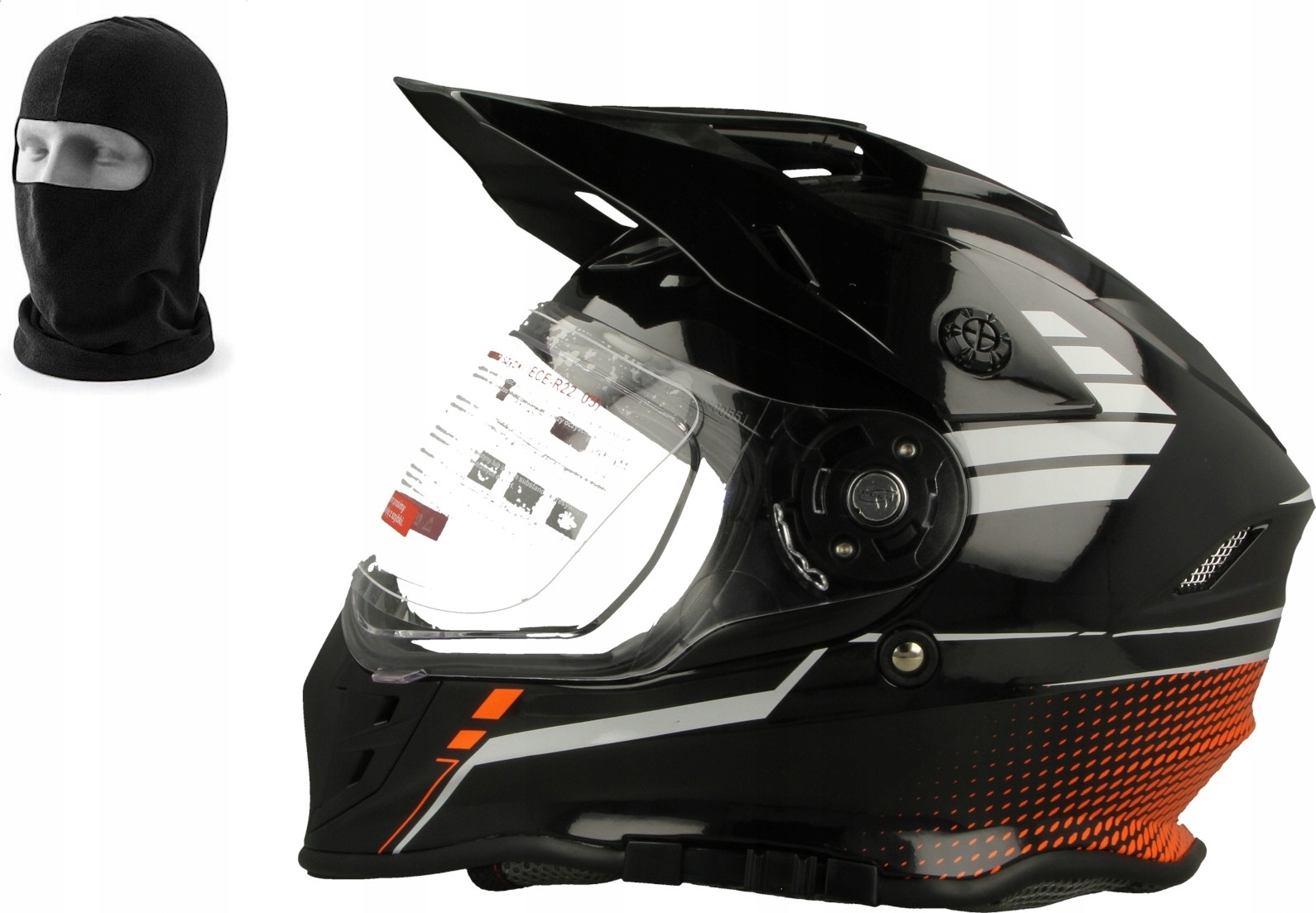 PRILBA ENDURO VCAN V331 + BALACLAVA Veľkosť: XL