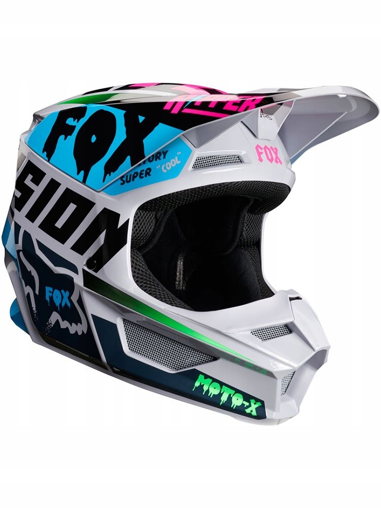 PRILBA FOX V-1 CZAR LIGHT GREY L