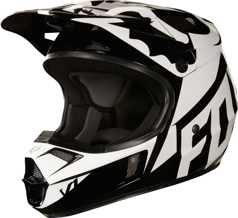 PRILBA FOX V-1 RACE BLACK XL %% VÝPREDAJ %%