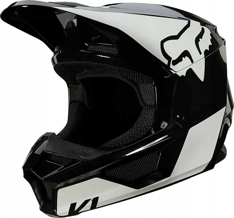 PRILBA FOX V-1 REVN ČIERNA / BIELA XL + ZADARMO