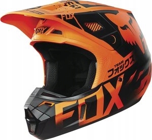 PRILBA FOX V-2 UNION ORANGE M.