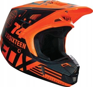 PRILBA FOX V-2 UNION ORANGE r.M