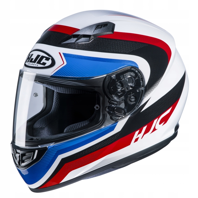 PRILBA HJC CS-15 RAKO BIELA / ČERVENÁ XL + ZADARMO