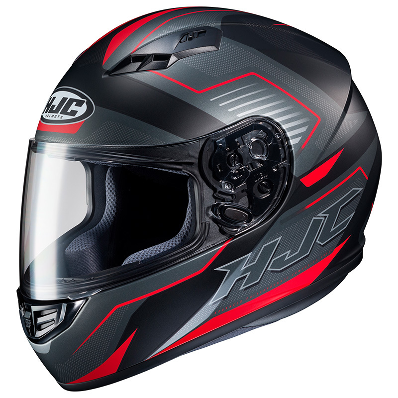 PRILBA HJC CS-15 TRION ČIERNA / ČERVENÁ. XL + ZADARMO