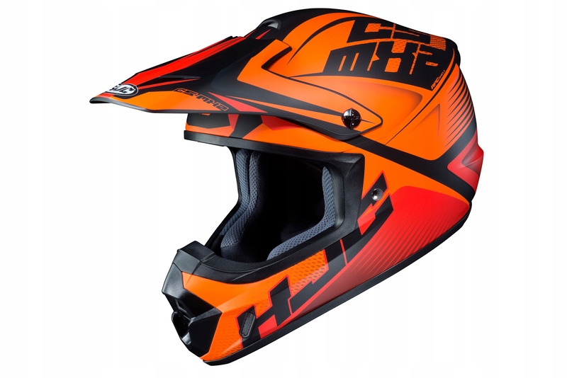 ZADARMO HJC CS-MX II ELLUSION ORANŽOVÁ / ČERVENÁ XL PRILBA