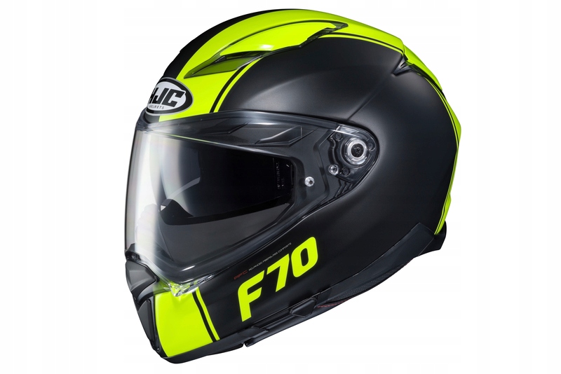 PRILBA HJC F70 MAGO ČIERNA / FLO ŽLTÁ. XL + ZADARMO
