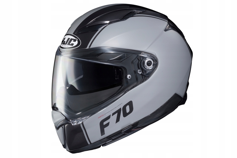 HJC F70 MAGO ŠEDÁ / ČIERNA PRILBA. XL + ZADARMO