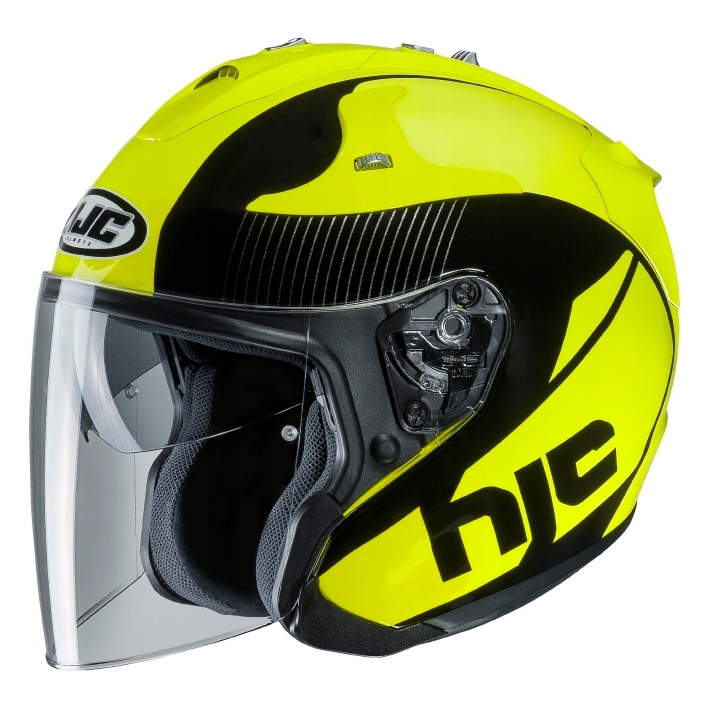HJC FG-JET ACADIA BLCK / FLUO ŽLTÁ PRILBA ZADARMO