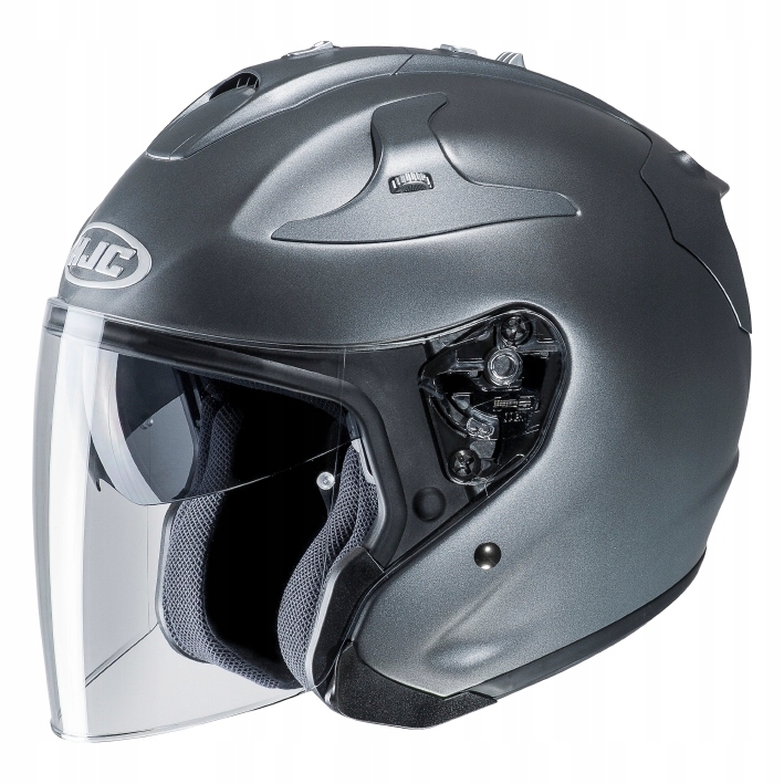 PRILBA HJC FG-JET SEMI FLAT TITANIUM S ZADARMO