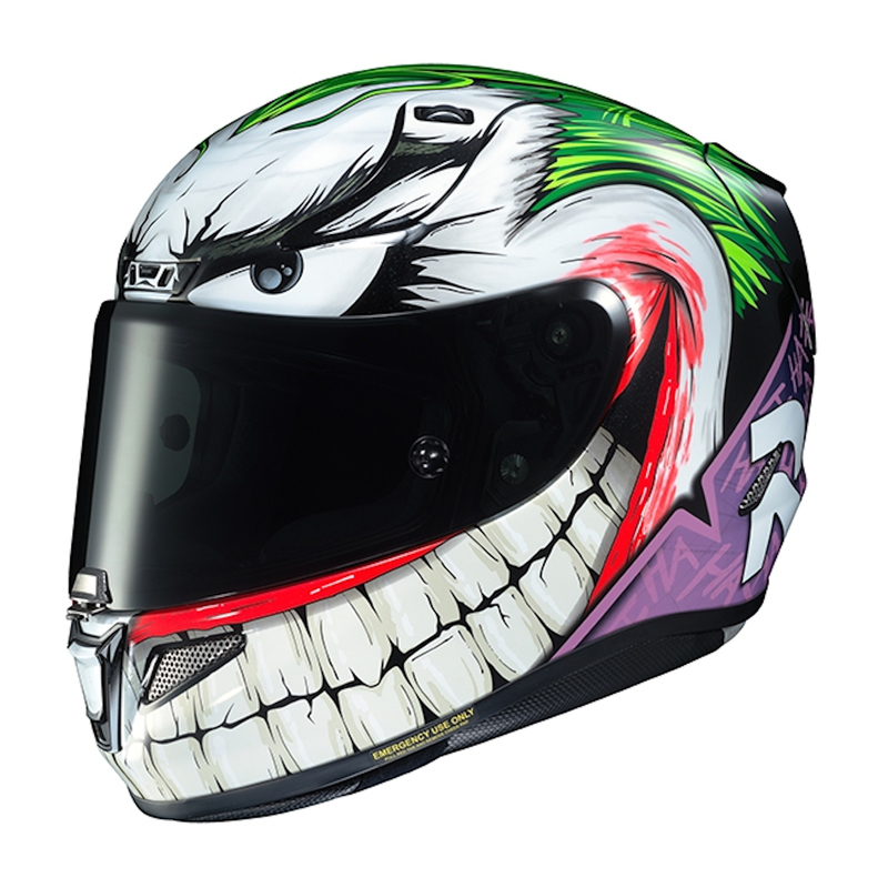 PRILBA HJC R-PHA-11 JOKER DC COMICS Biela / ZELENÁ XL