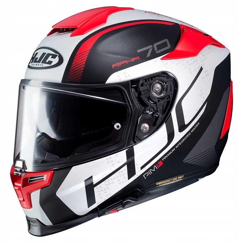PRILBA HJC R-PHA-70 VIAS ČERVENÁ / BIELA L.