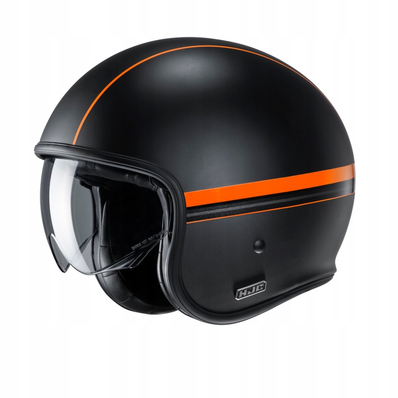 PRILBA HJC V30 EQUINOX ČIERNA / ORANŽOVÁ XL ZADARMO