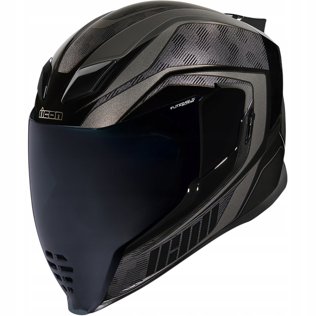 IKONA AIRFLITE RACEFLITE ČIERNA PRILBA L