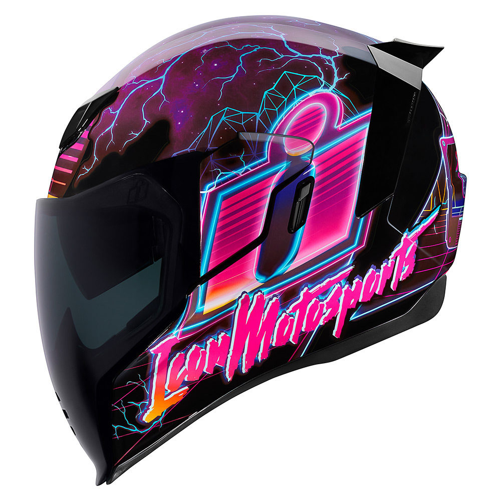 IKONA PRILBA SYNTHWAVE AIRFLITE Fialová XS Blenda