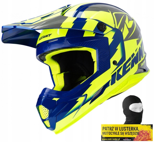KENNY TRACK NEON ŽLTÁ PRILBA ENDURO / CROSS XL