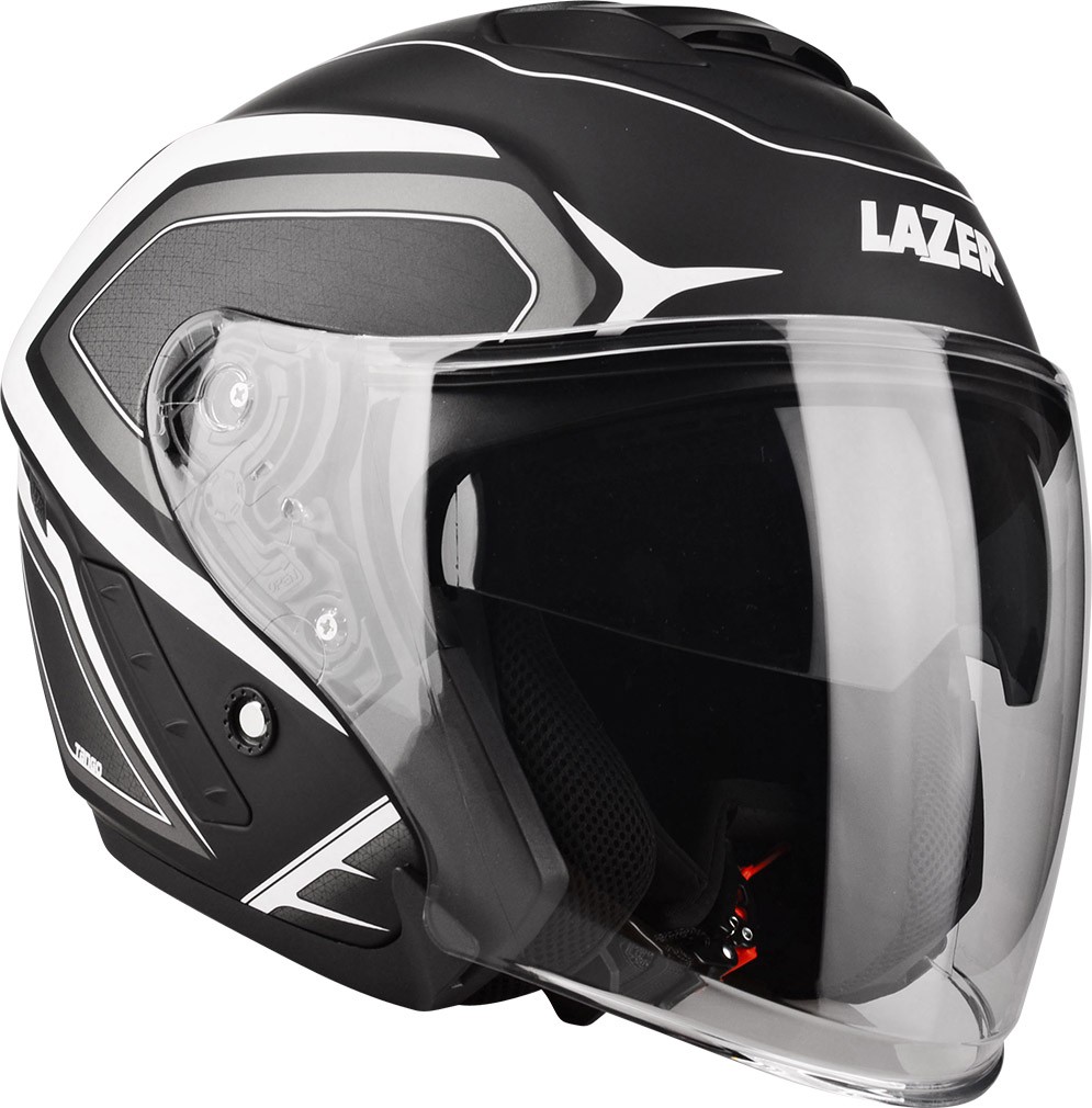 PRILBA LAZER TANGO HEXA ČIERNA / BIELA
