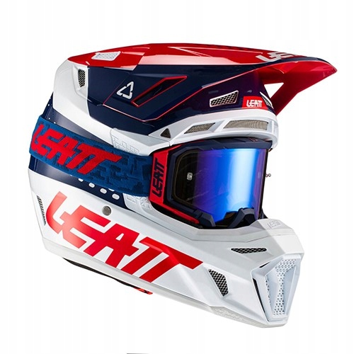 PRILBA LEATT MOTO 8,5 V21.1 veľkosť M + OKULIARE NA RÝCHLOSŤ 5.5