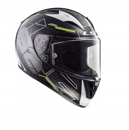 KASK LS2 ARROW R EVO TECHNO BIELA ČIERNA XXL