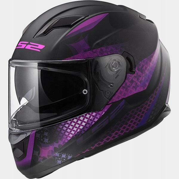 PRILBA LS2 FF320 STREAM EVO LUX MAT BK RUŽOVÁ L + ZADARMO
