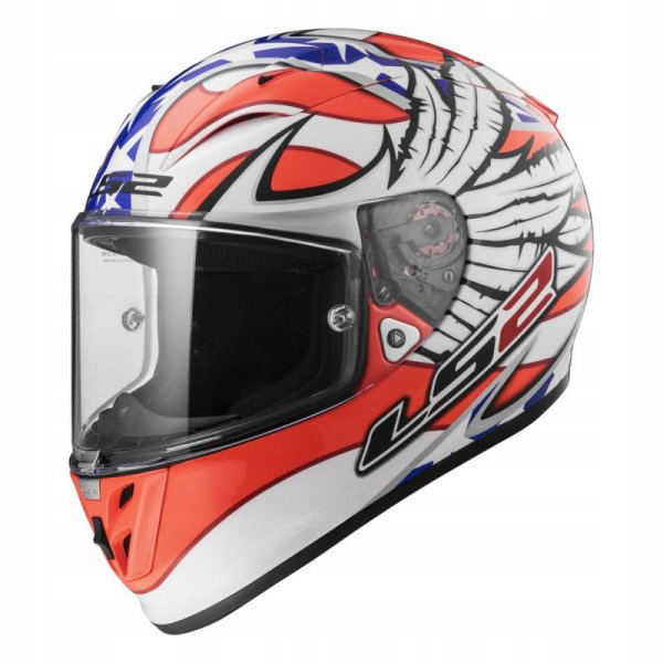 PRILBA LS2 FF323 ARROW R EVO FREEDOM WH / OR / BLUE XXL