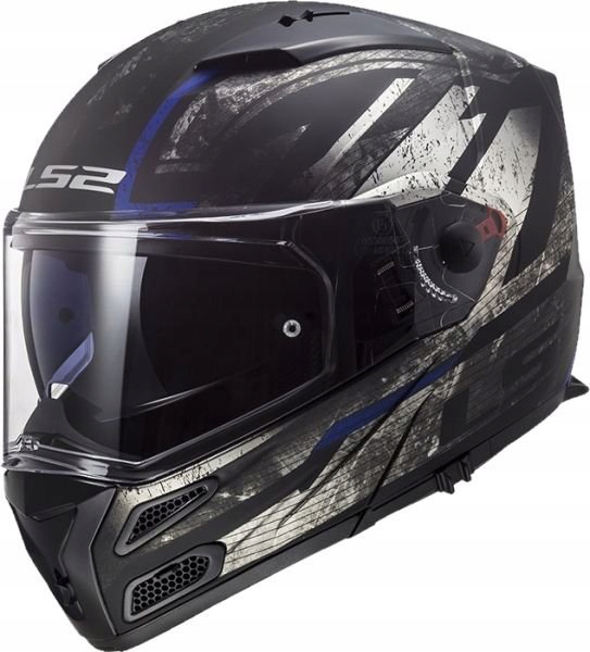 PRILBA LS2 FF324 METRO EVO BUZZ MATNÁ TITANOVÁ P / J L
