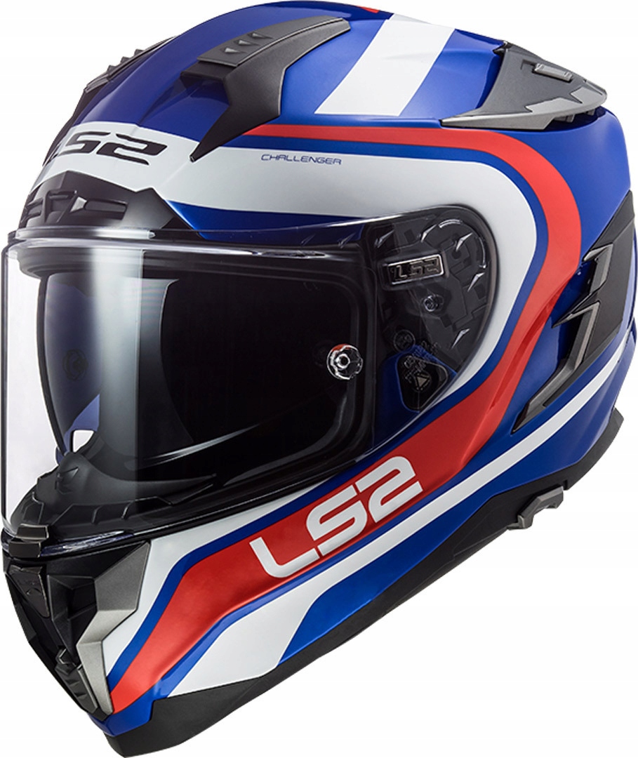 PRILBA LS2 FF327 CHALLENGER FUSION BLUE RED XXL 2019
