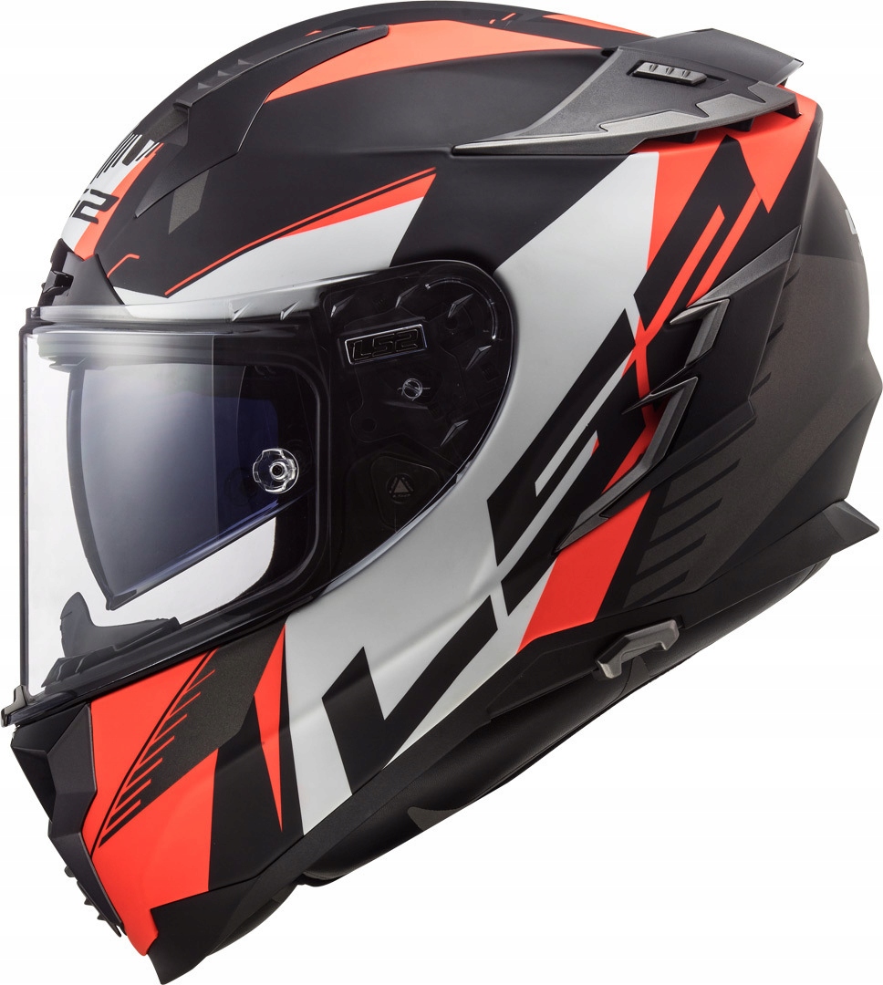 PRILBA LS2 FF327 CHALLENGER SQUADRON ORANGE XL 2020
