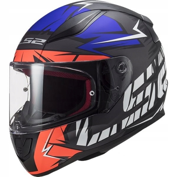 KASK LS2 FF353 RAPID CROMO MATNÁ ORANŽOVÁ MODRÁ XL 62