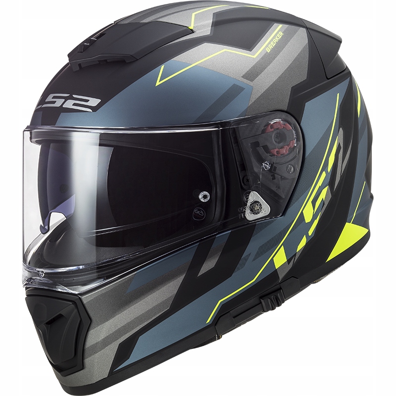 PRILBA LS2 FF390 BREAKER BETA COBALT H-V ŽLTÁ XXL